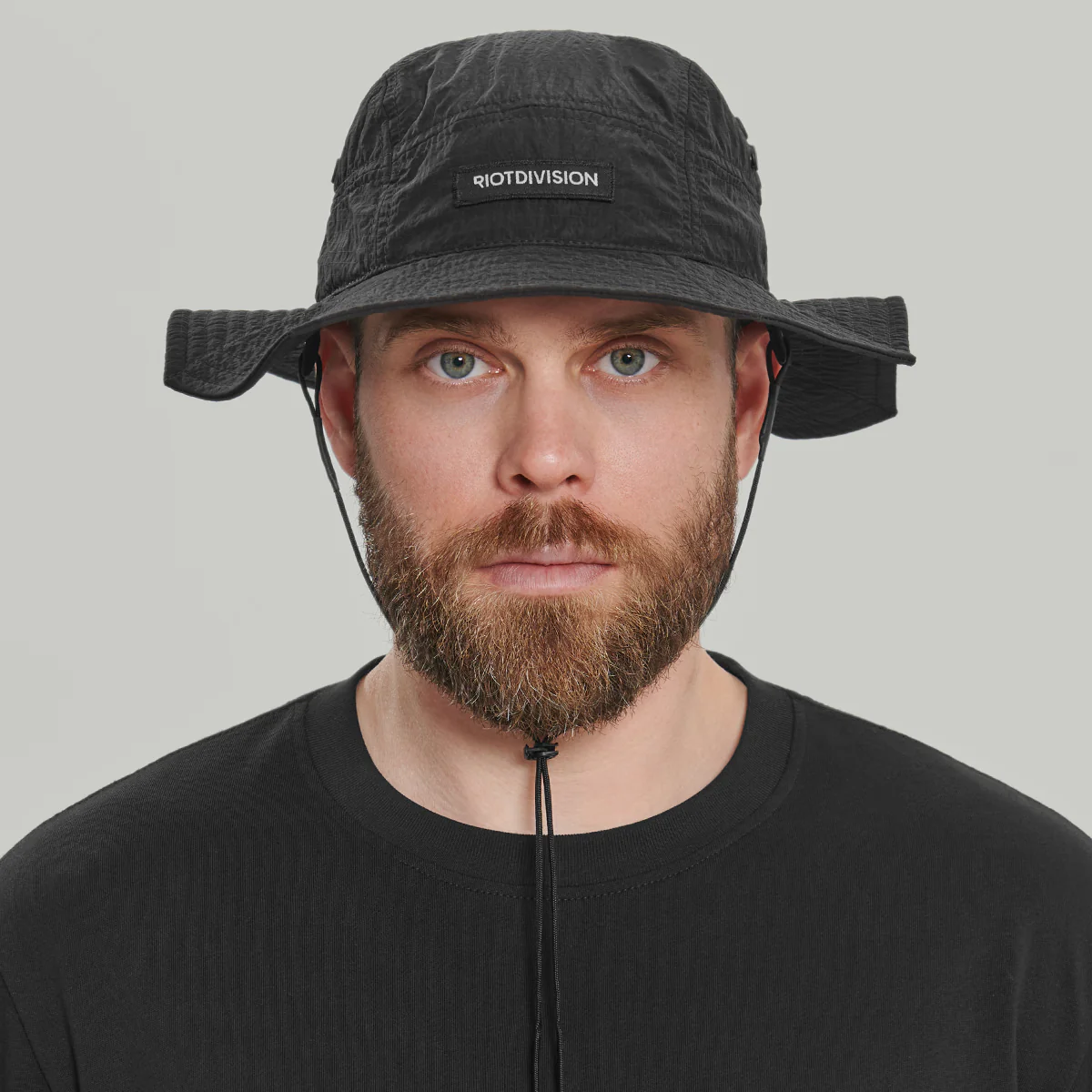 Angular Tactical Boonie Rip-Stop Nylon Hat RD-ATBRSNH BLACK - Image 3