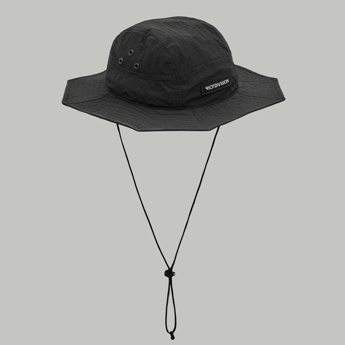 Angular Tactical Boonie Rip-Stop Nylon Hat RD-ATBRSNH BLACK - Image 6
