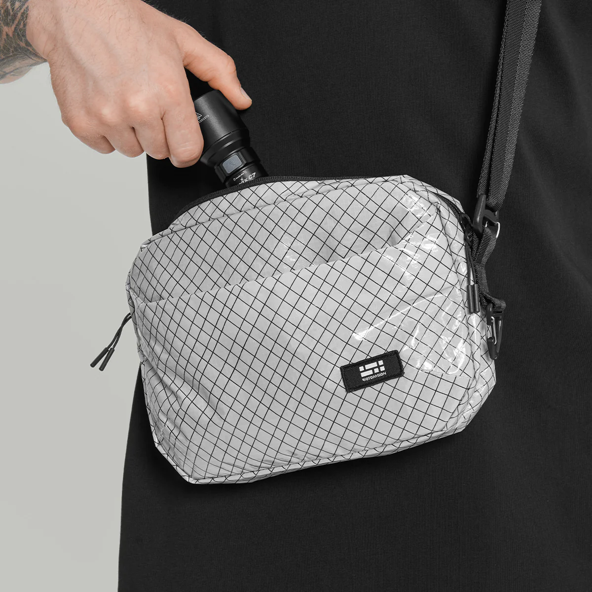 Civil Middle Crossbody Bag Gen.1 RD-CMCB_GEN.1 WHITE - Image 7