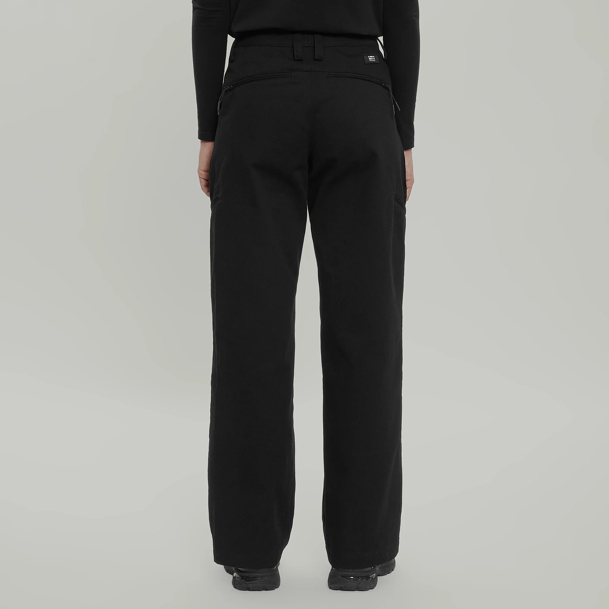 Civil Wide Cargo Cotton Pants Women Gen.2 RD-CWCCPW_GEN.2 BLACK - Image 4