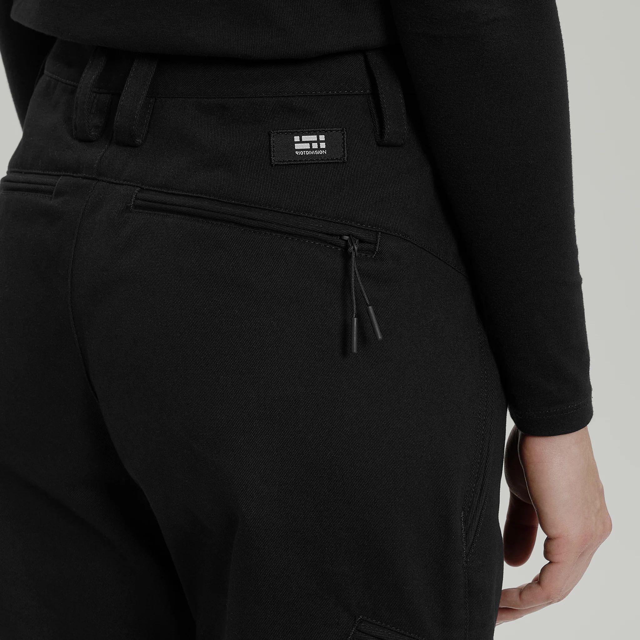 Civil Wide Cargo Cotton Pants Women Gen.2 RD-CWCCPW_GEN.2 BLACK - Image 7