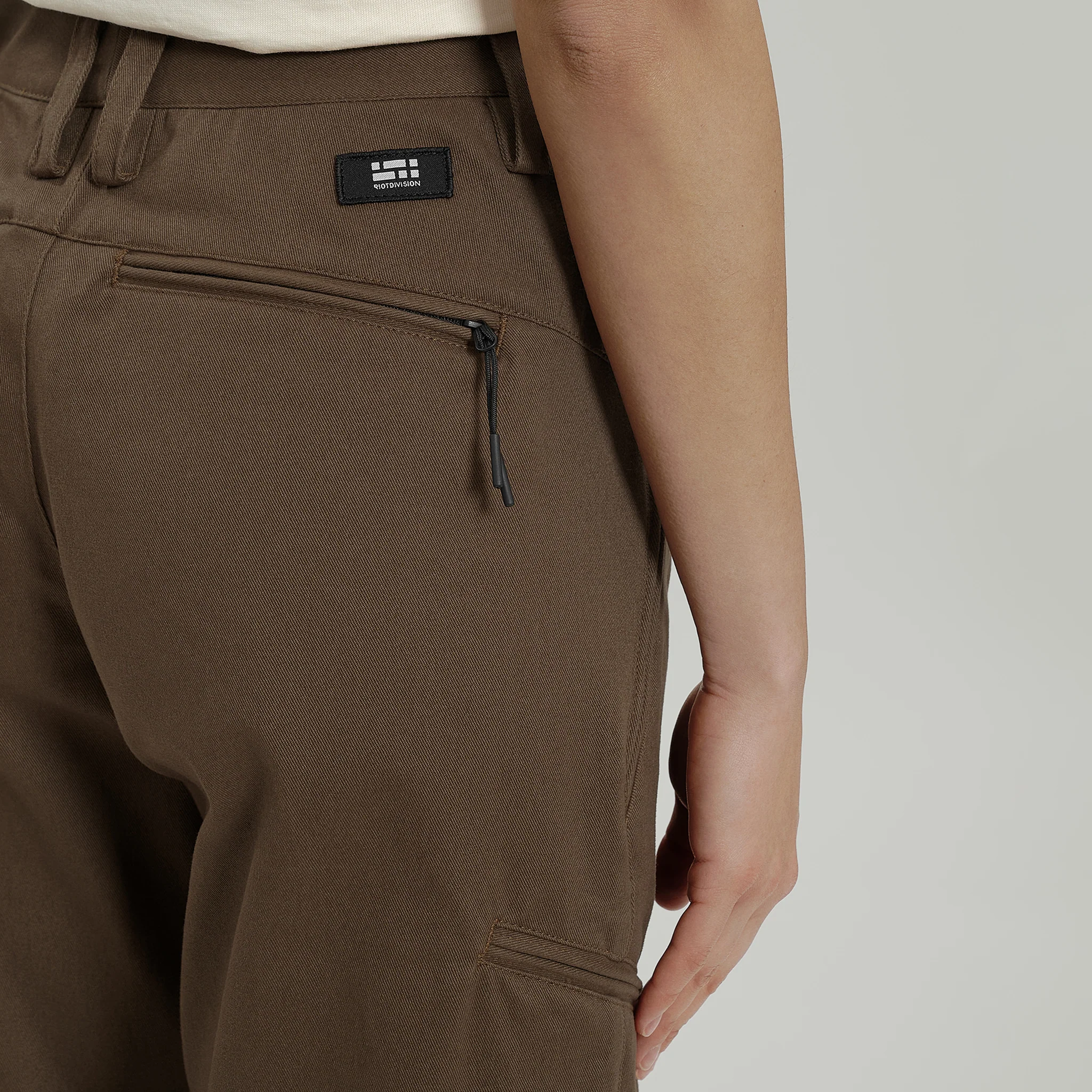 Civil Wide Cargo Cotton Pants Women Gen.2 RD-CWCCPW_GEN.2 BROWN - Image 7