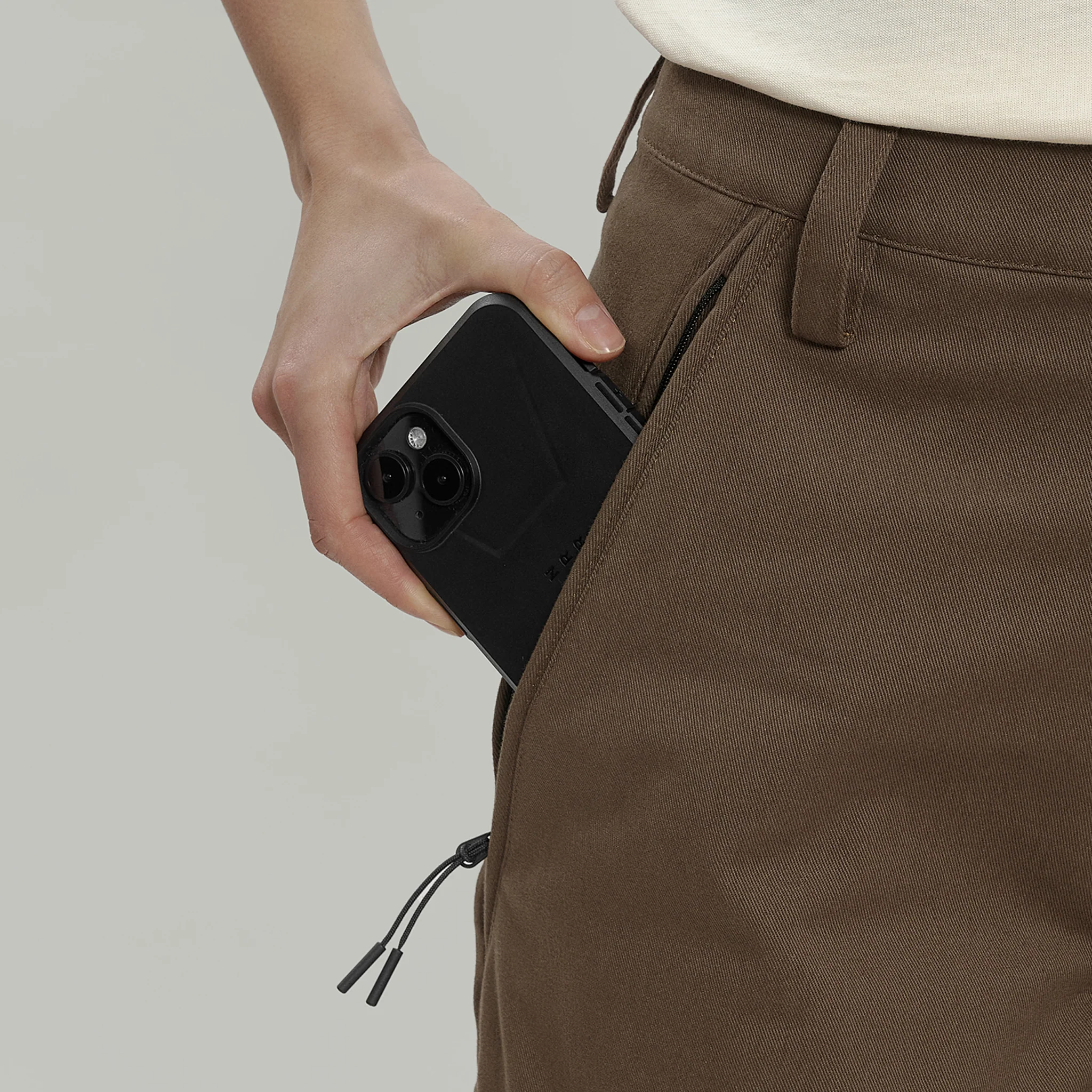 Civil Wide Cargo Cotton Pants Women Gen.2 RD-CWCCPW_GEN.2 BROWN - Image 8