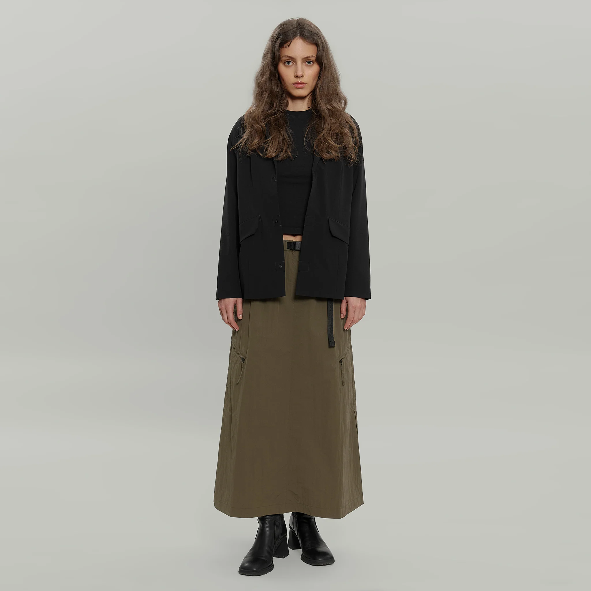 Civil Wide Cargo Long Skirt W Gen.1 RD-CWCLSKRTW_GEN.1 (SS26) BEIGE - Image 5