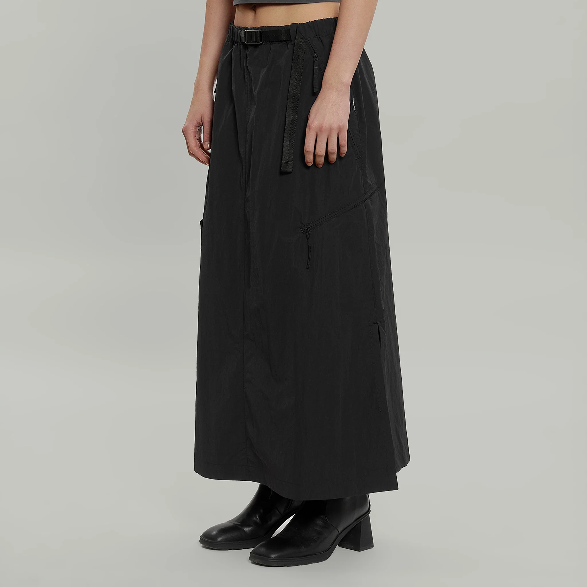 Civil Wide Cargo Long Skirt W Gen.1 RD-CWCLSKRTW_GEN.1 (SS26) BLACK - Image 3