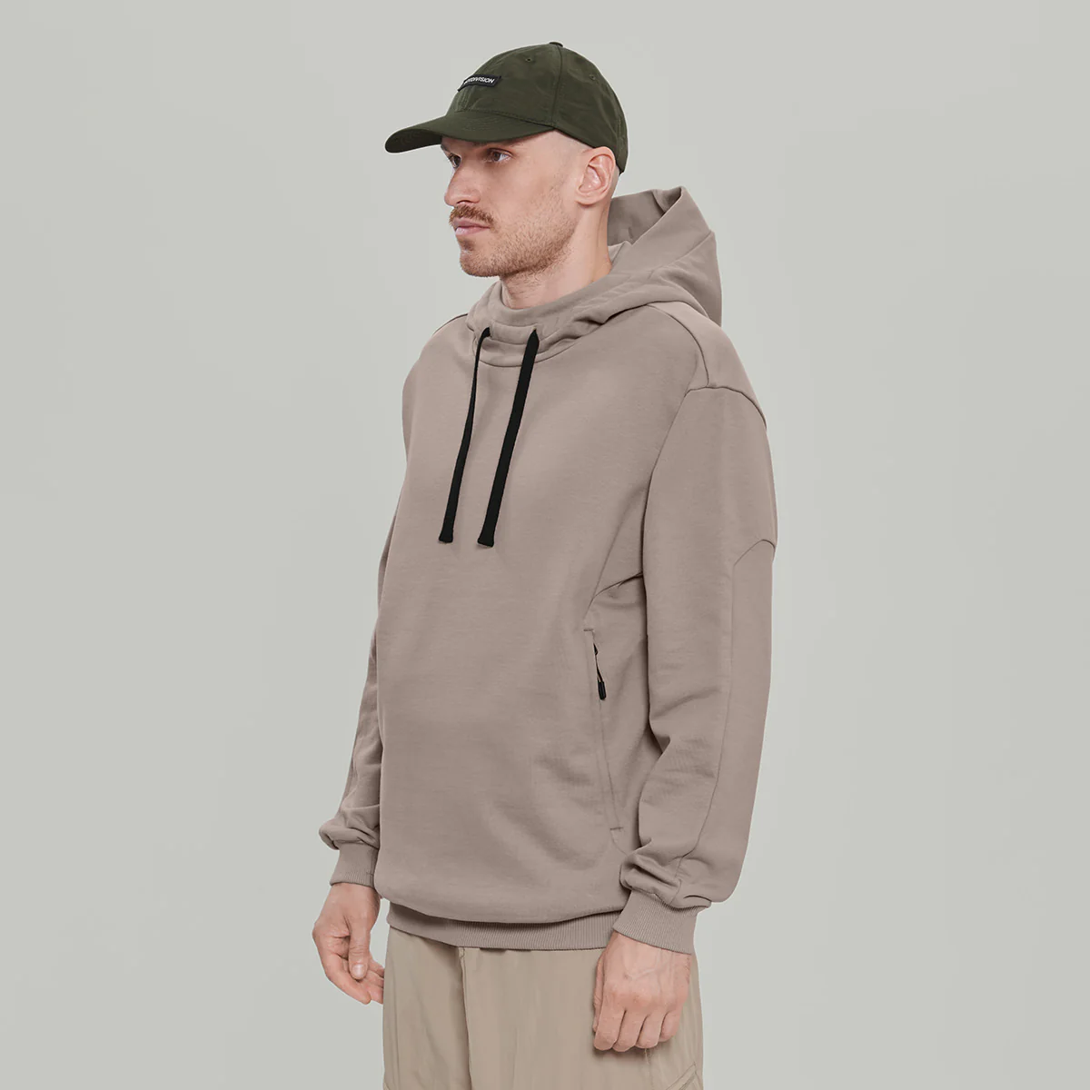 Continuum Hoodie Gen.1 RD-CNTNUMH_GEN.1 BEIGE - Image 3