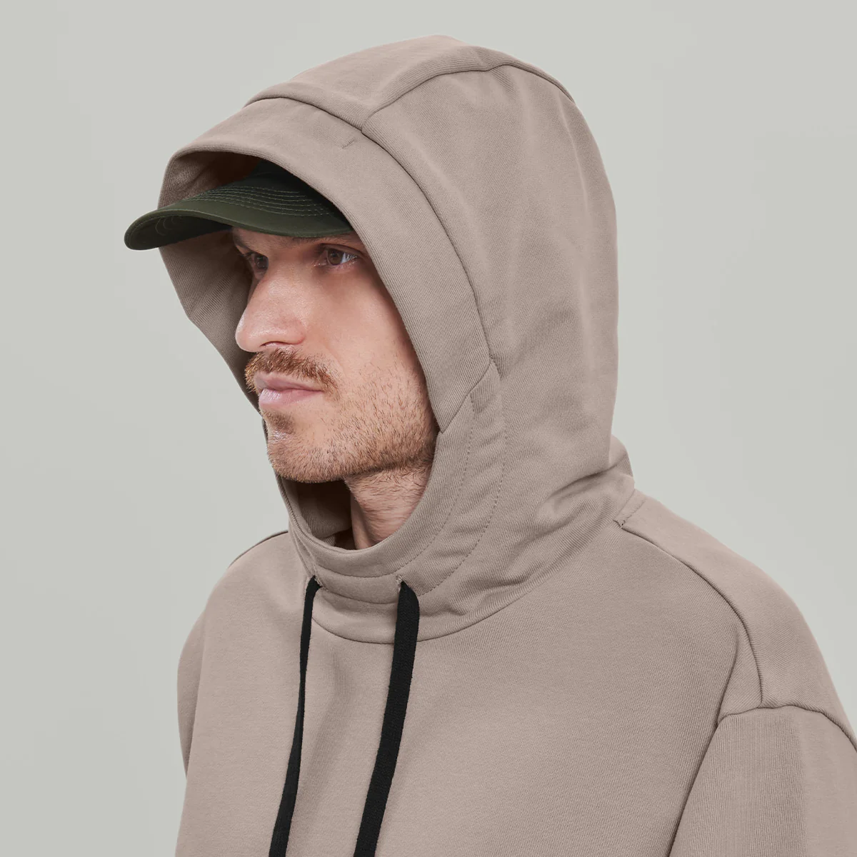 Continuum Hoodie Gen.1 RD-CNTNUMH_GEN.1 BEIGE - Image 9