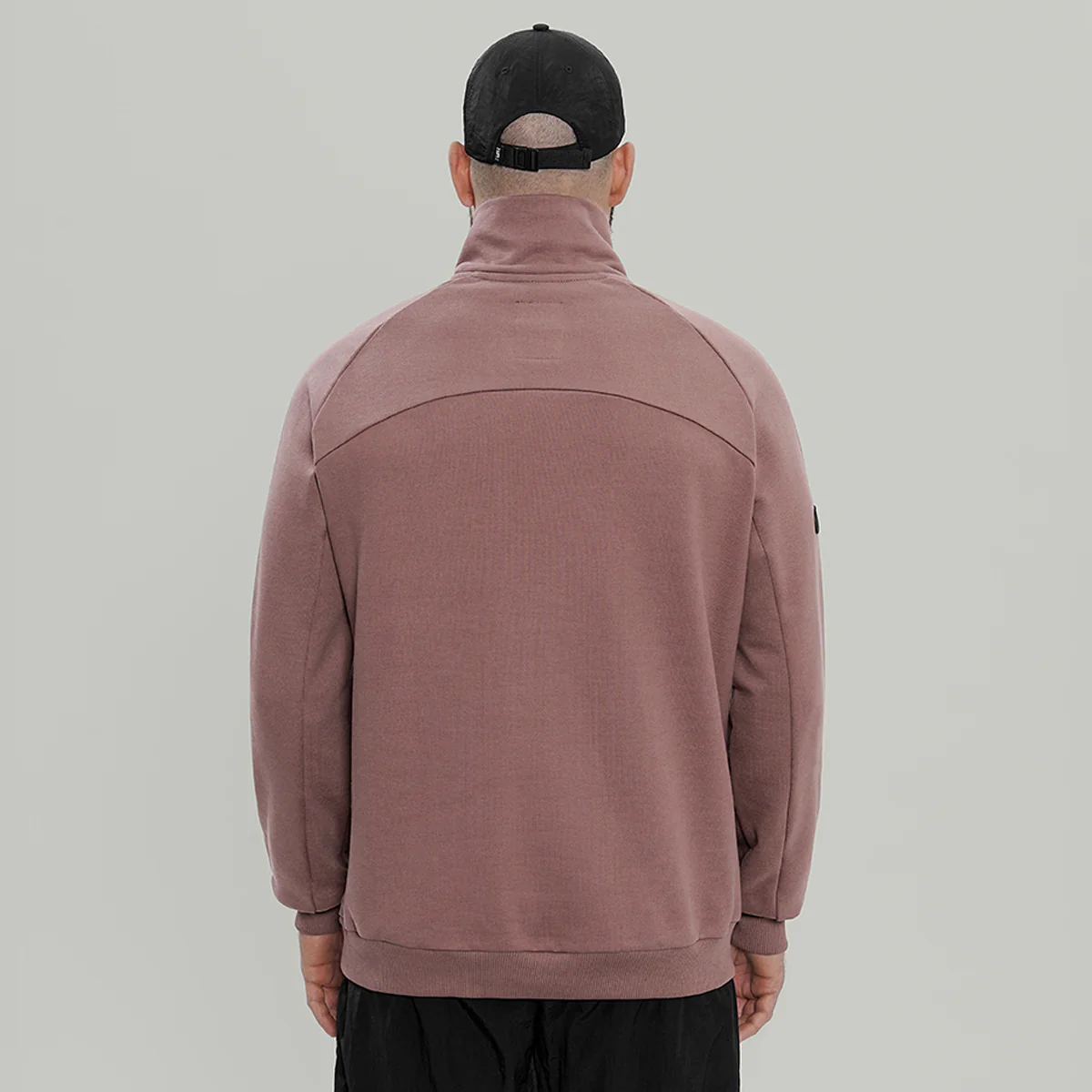 Half Zip Sweatshirt Gen.1 RD-HLFZPSS_GEN.1 PINK - Image 4