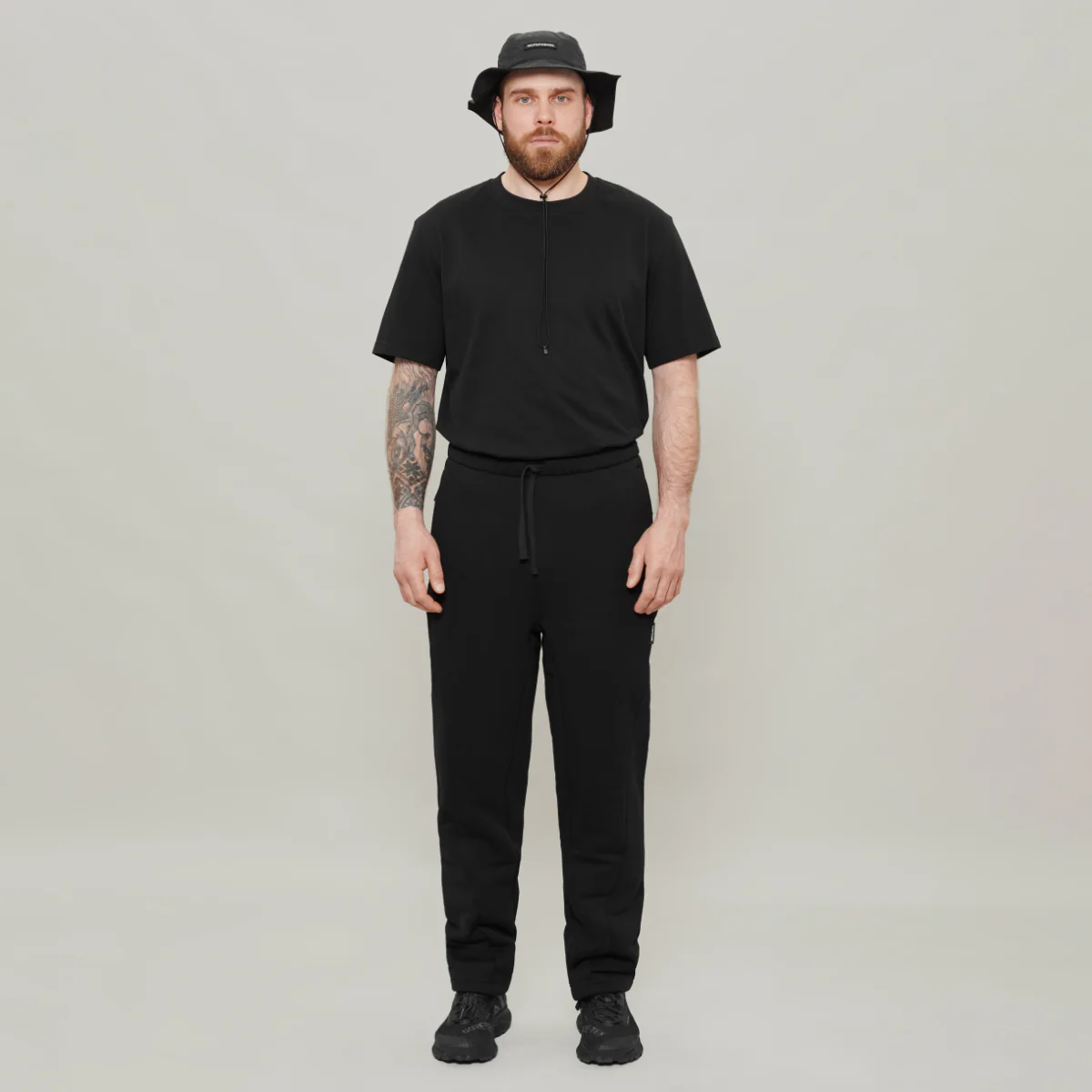 Heavy Cotton Sweatpants Gen.1 RD-HVCTSP_GEN.1 BLACK - Image 5