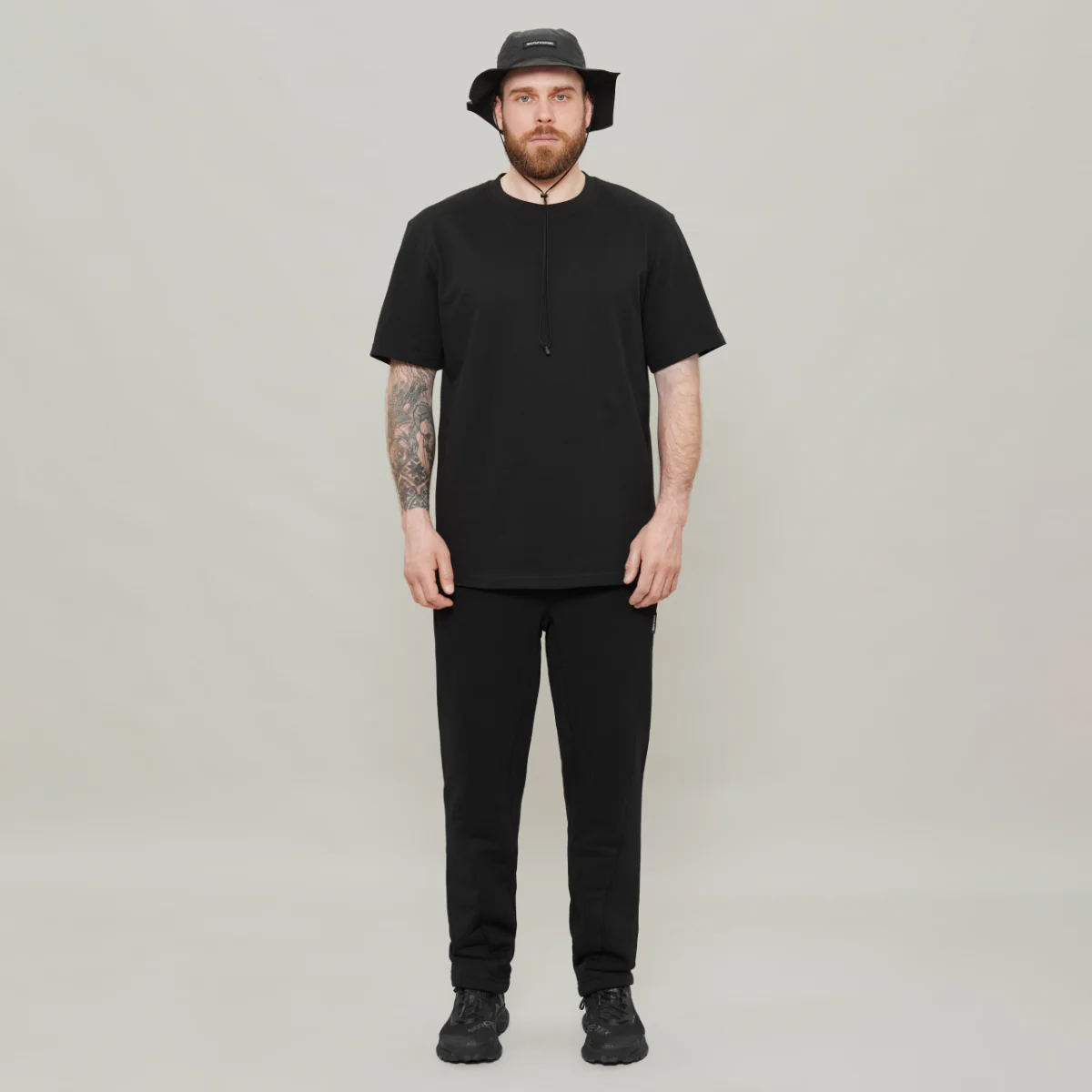 Heavy Cotton Sweatpants Gen.1 RD-HVCTSP_GEN.1 BLACK - Image 6