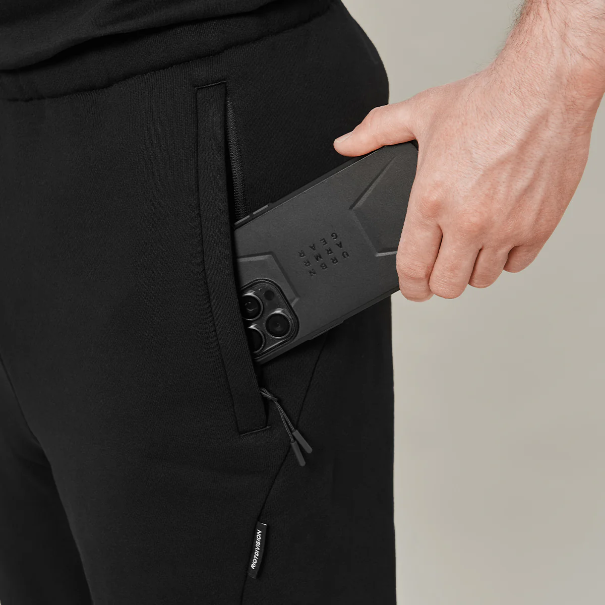 Heavy Cotton Sweatpants Gen.1 RD-HVCTSP_GEN.1 BLACK - Image 7