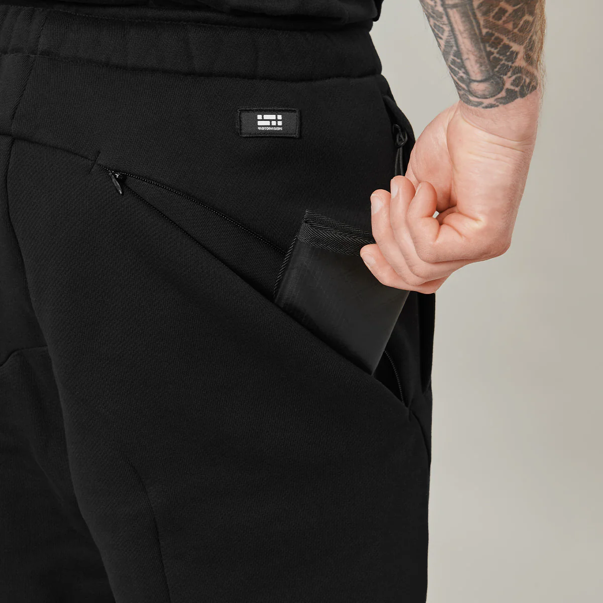 Heavy Cotton Sweatpants Gen.1 RD-HVCTSP_GEN.1 BLACK - Image 8