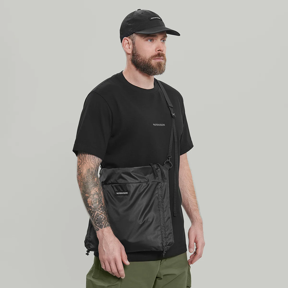 Lightweight Adjustable Length Bag Gen.1 RD-LALB_GEN.1 (SS25) BLACK - Image 7