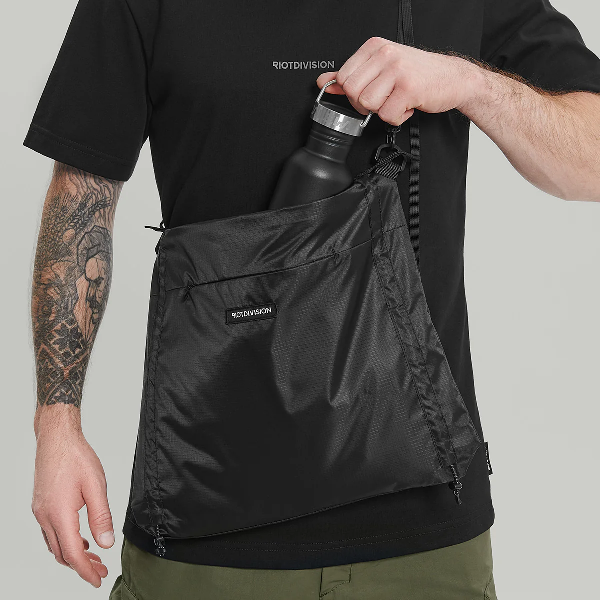 Lightweight Adjustable Length Bag Gen.1 RD-LALB_GEN.1 (SS25) BLACK - Image 9