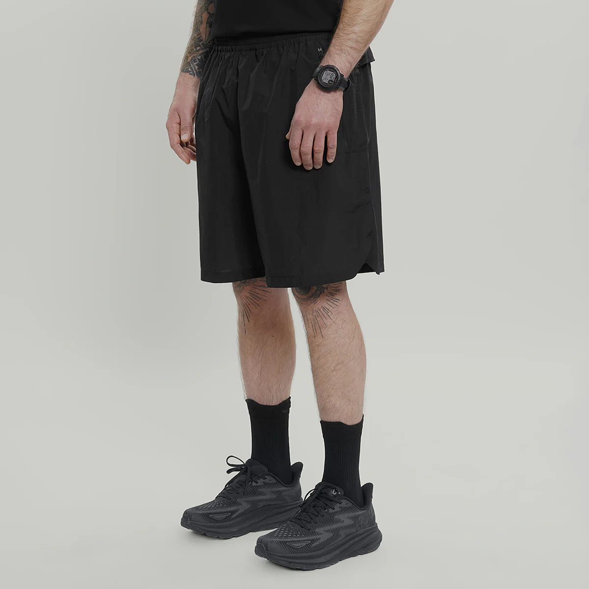 Lightweight Nylon Shorts With Airing Gen.1 RD-LNSWA_GEN.1 BLACK - Image 3