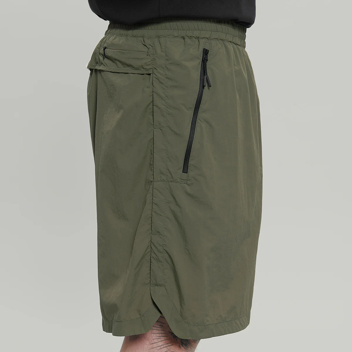 Lightweight Nylon Shorts With Airing Gen.1 RD-LNSWA_GEN.1 KHAKI - Image 6